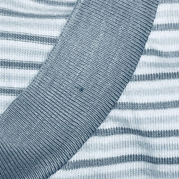 Vintage Guess Jeans Original Gray Striped Shirt sz Large - Picture 3 of 4